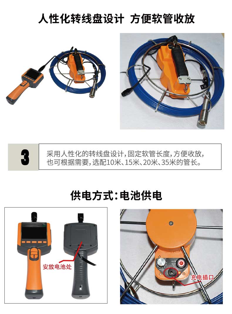 人性化轉(zhuǎn)盤設(shè)計(jì)方便軟管收放